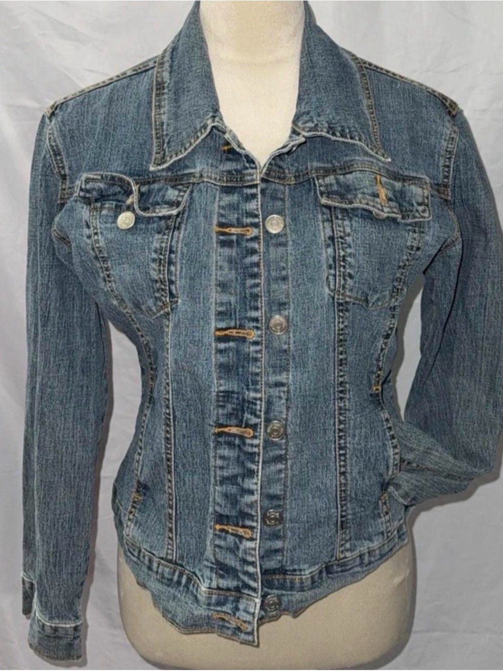 The Blue Age Light Wash Denim Jacket - Blue